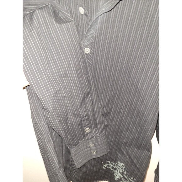 Level 10 Mens Blk 2XL Long Sleeve Button Down Shirt (A12) - Picture 2 of 7